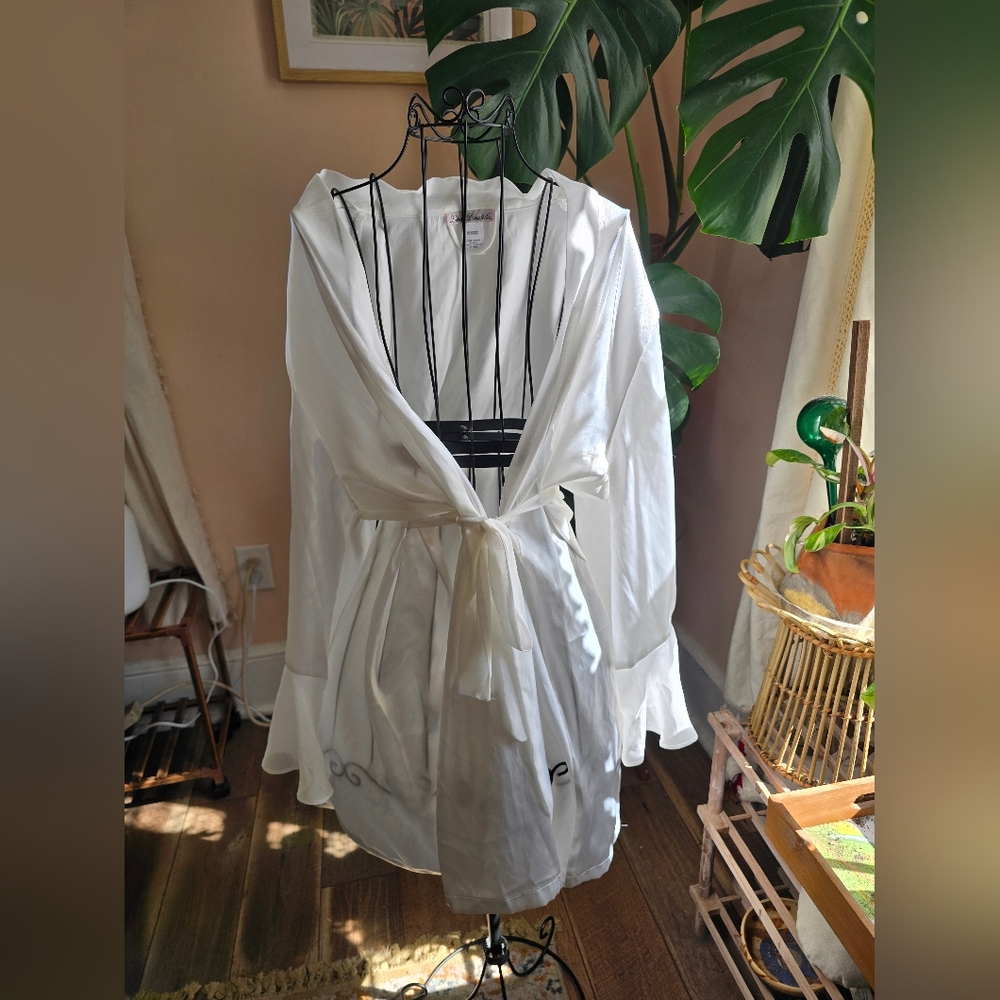 Linea Donatella White Bridal Robe